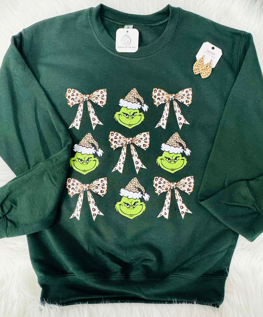 Green Grinch Bougie Sweatshirt